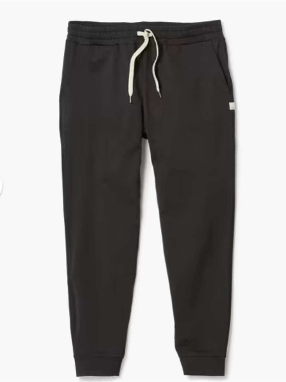 Vuori Performance Jogger Pants Women's Size M Black Heather Relaxed Athleisure